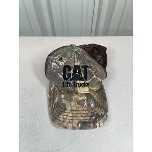 CAT Lift Trucks Camo Mesh Snapback Hat Baseball Cap Wiese
